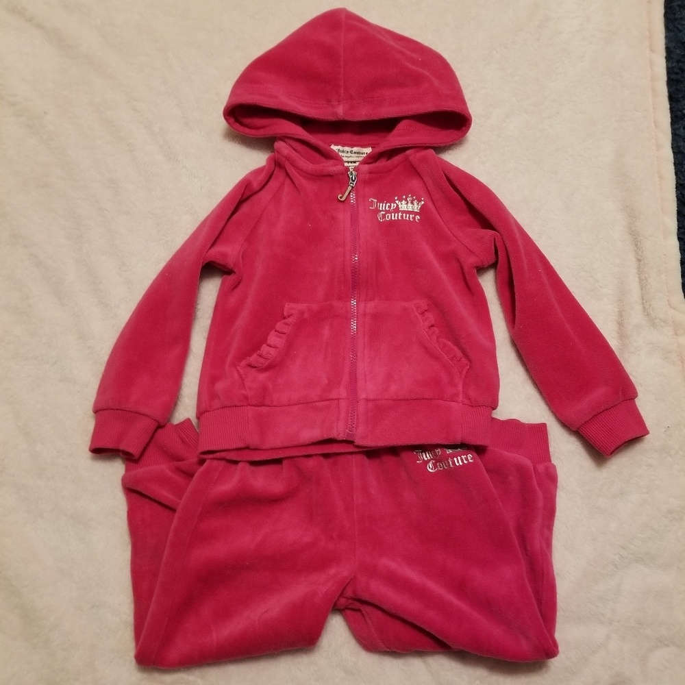 Fuchsia pink Juicy Couture tracksuit